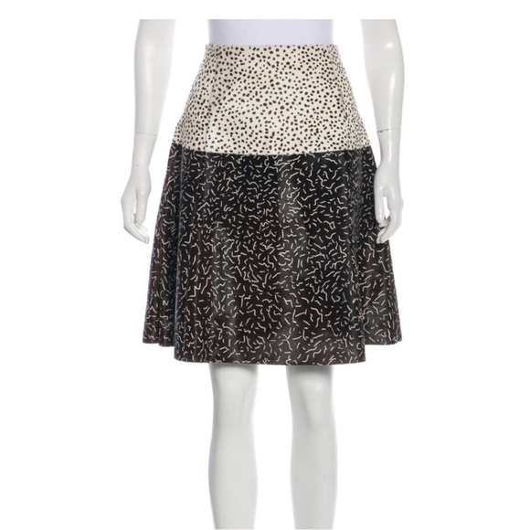 Proenza Schouler Calf Leather Skirt Small